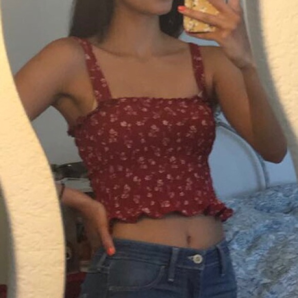 LA Hearts crop top
